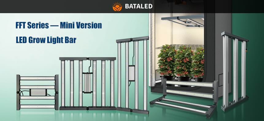 BATA LED FFT Series Mini Version Grow Light Bar for Grow Tent